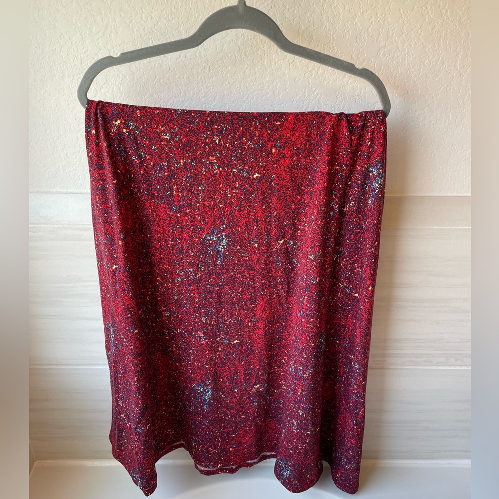 LuLaRoe Galaxy Maxi Skirt Like NEW Unicorn Print
